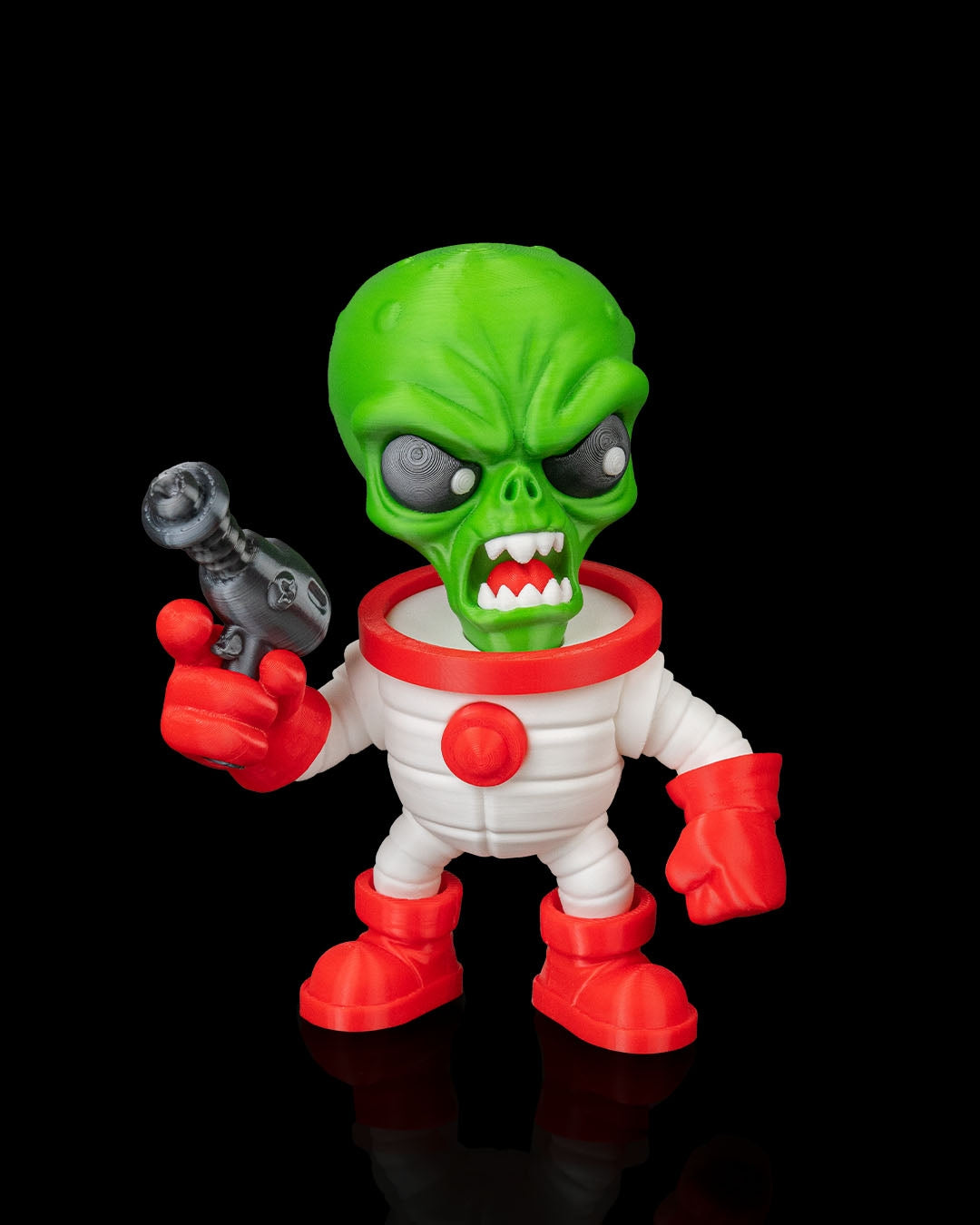 Space Alien Ranger – 3D Printed Sci-Fi Character Figure (7 in.)