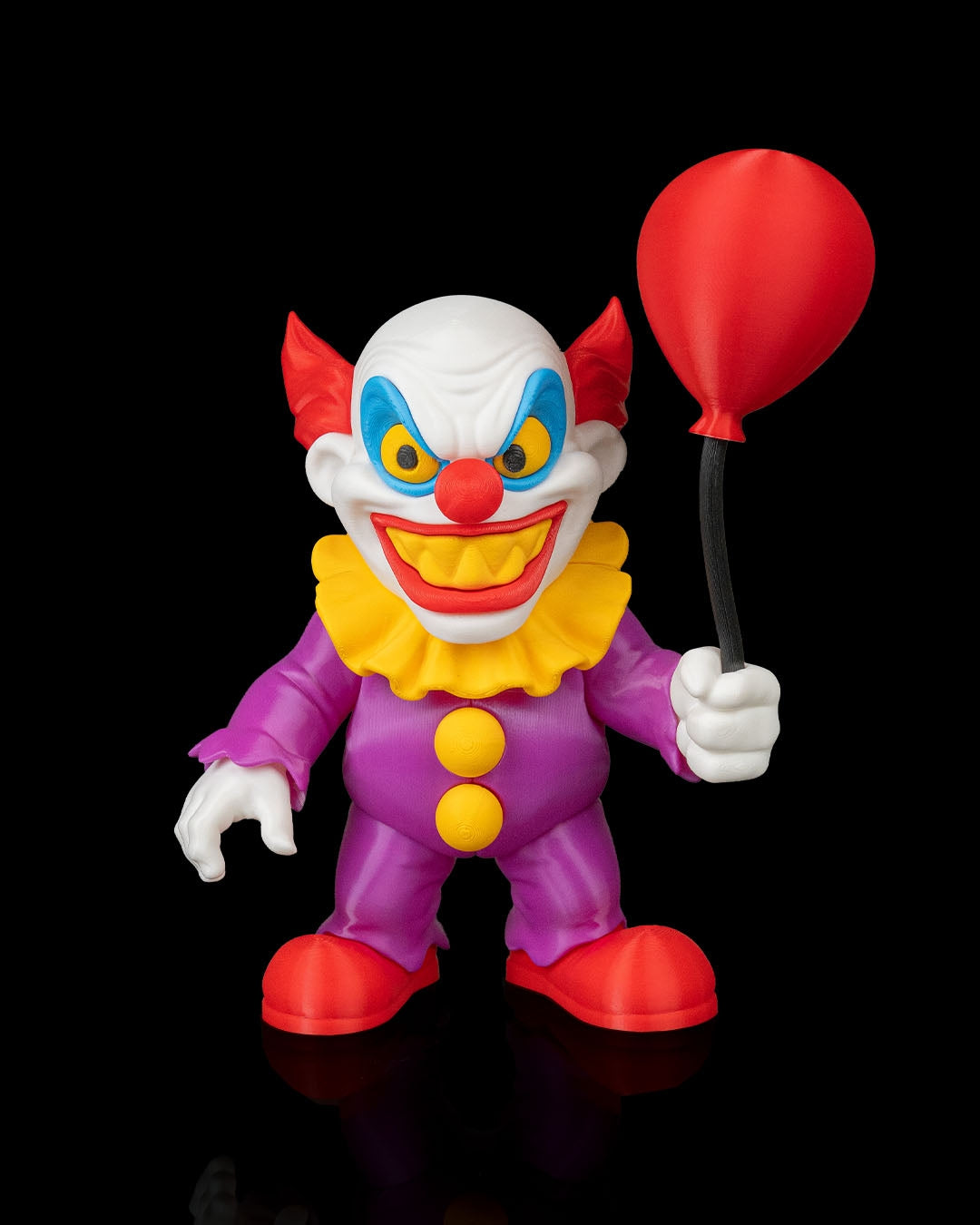 Grimsworth the Clown – 3D Printed Horror Clown Figure (7 in.)