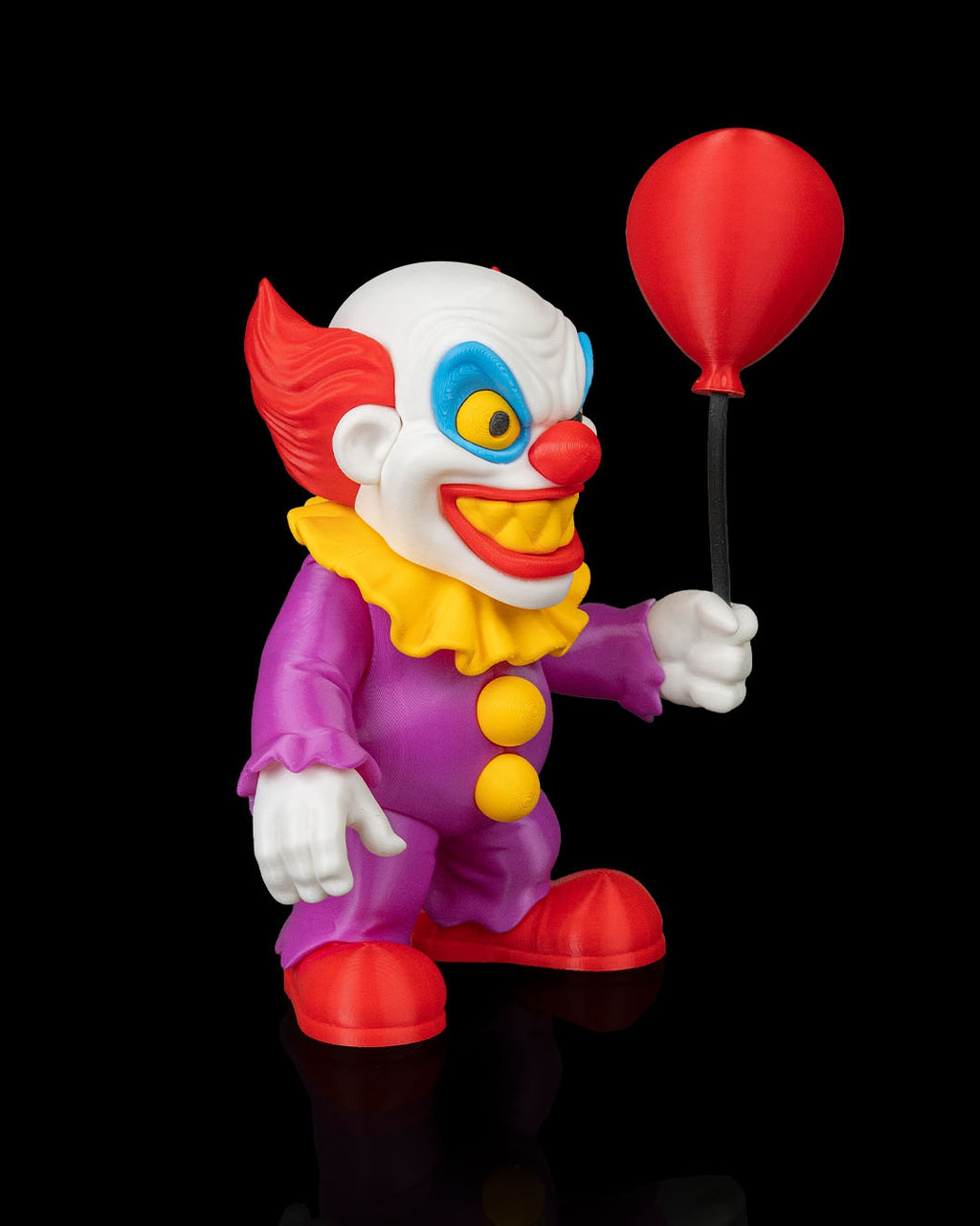 Grimsworth the Clown – 3D Printed Horror Clown Figure (7 in.)
