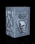 Sci-FI TCG Deck Box – 100+ Double Sleeved Card Storage with Dice Tray