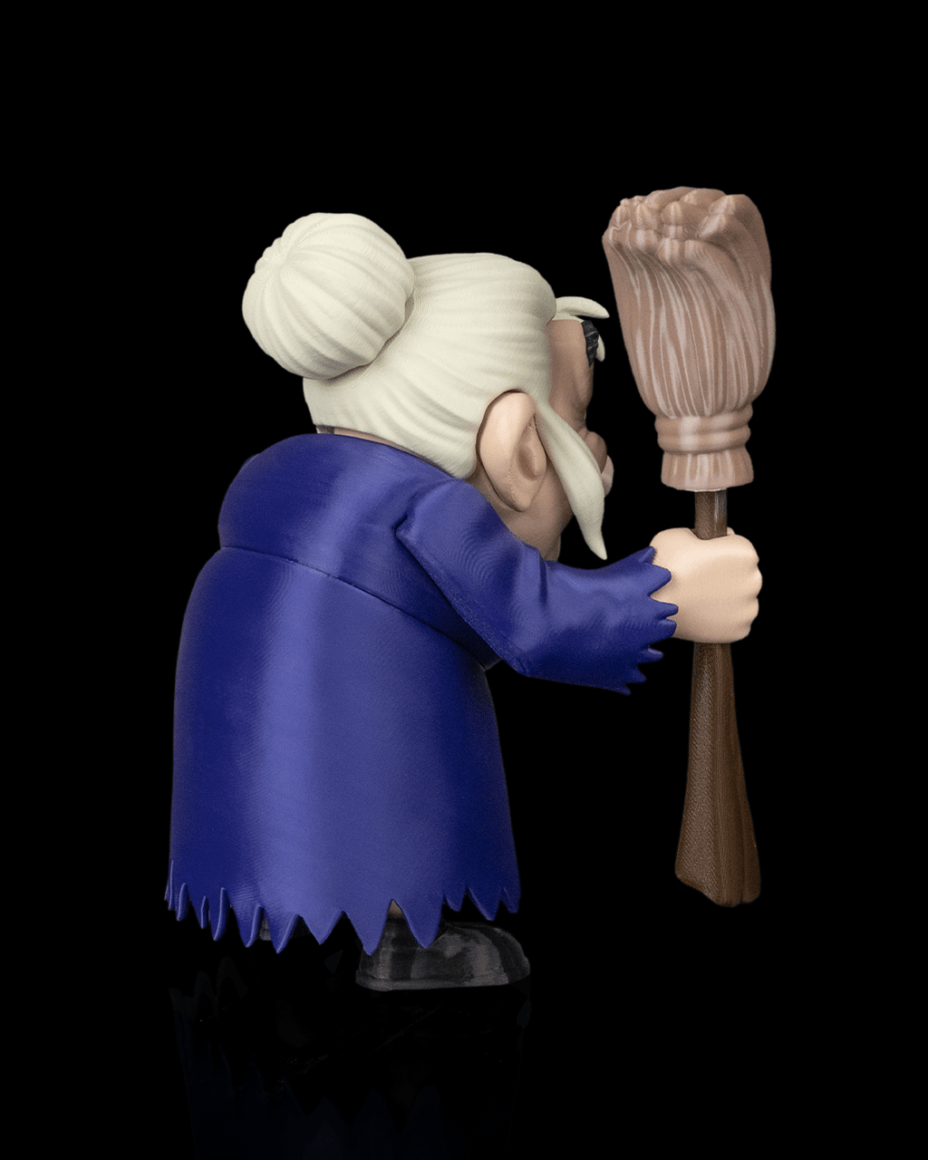 Hagatha Hex – 3D Printed Witch Figure (7 in.)