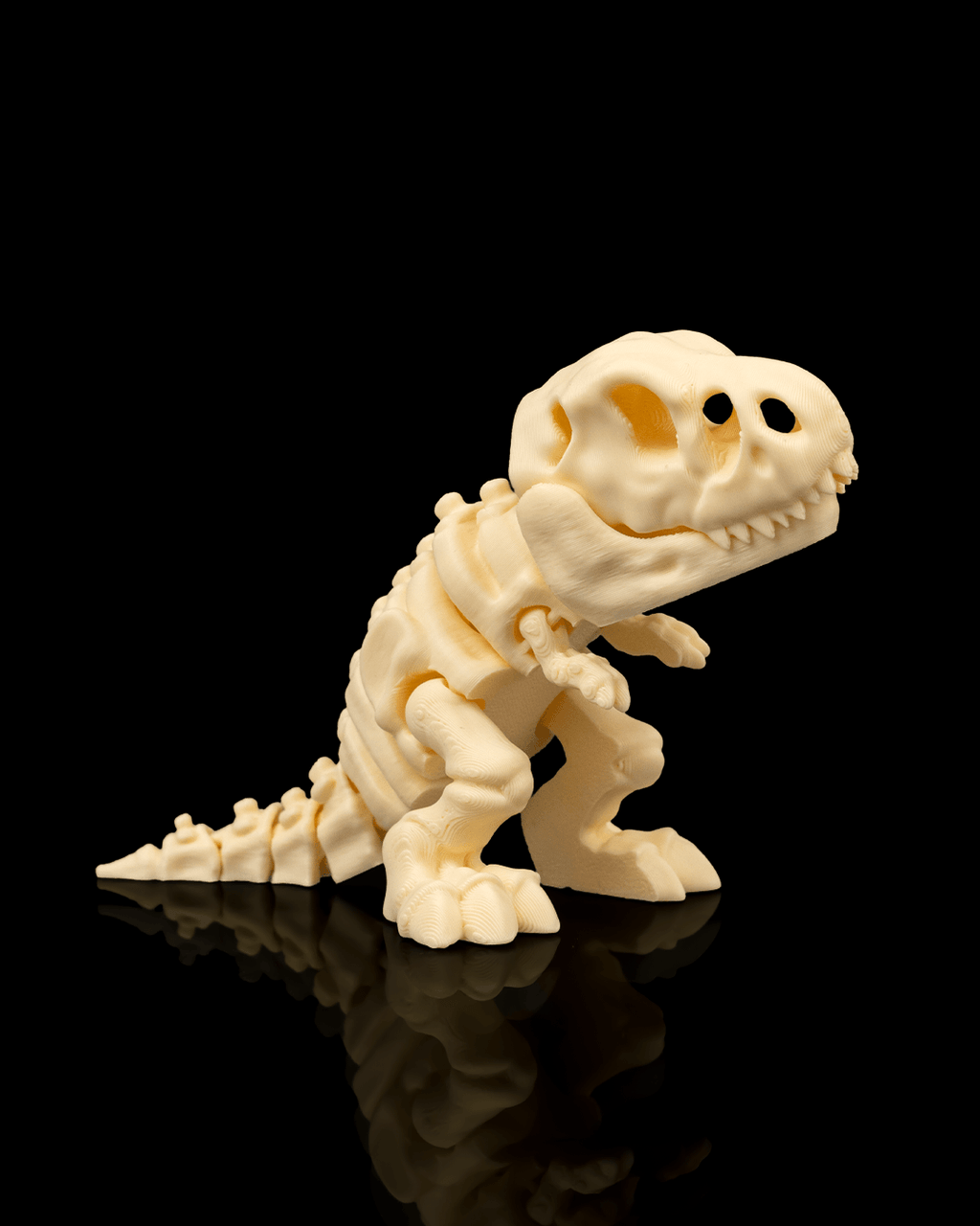 Flexi Skeleton T-Rex – 3D Printed Articulated Dinosaur