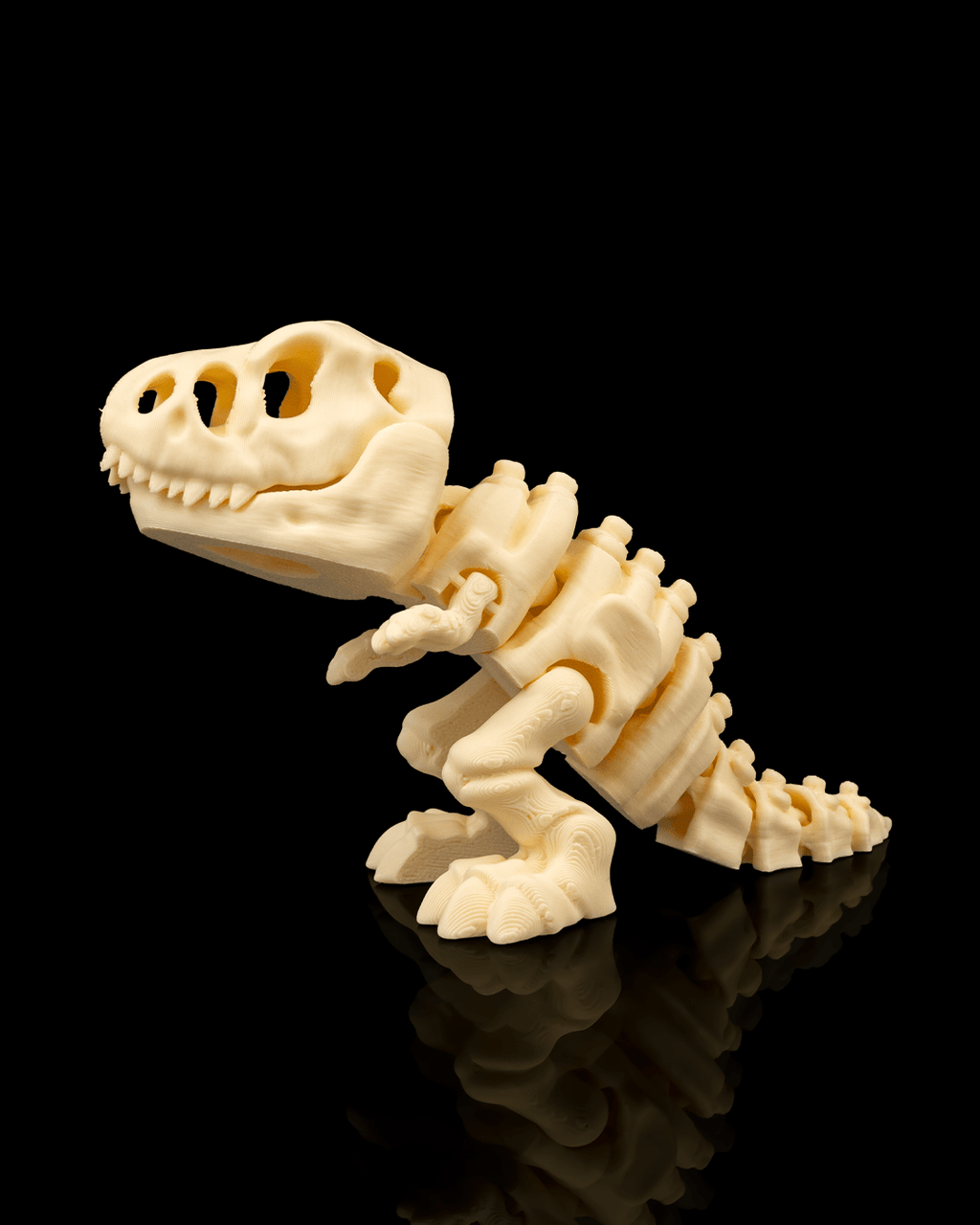 Flexi Skeleton T-Rex – 3D Printed Articulated Dinosaur