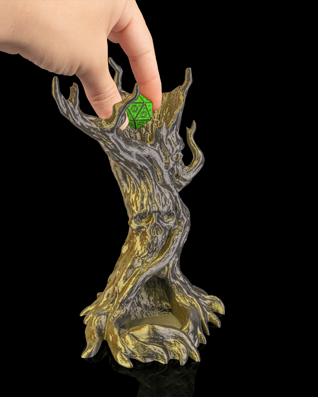 Dreadwood Dice Tower – Gnarled Treant 3D-Printed Dice Tower