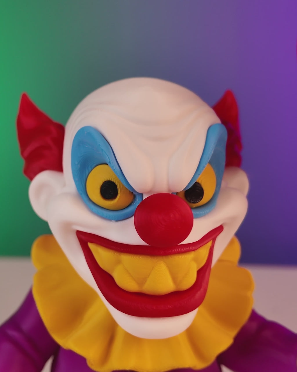 Grimsworth the Clown – 3D Printed Horror Clown Figure (7 in.)