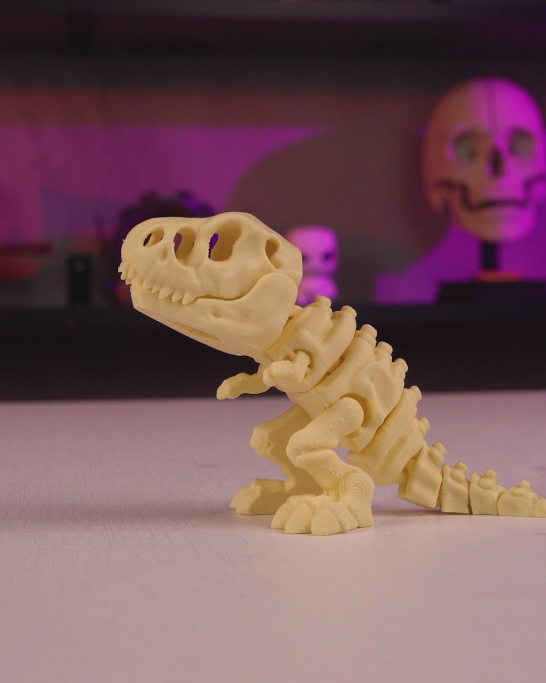 Flexi Skeleton T-Rex – 3D Printed Articulated Dinosaur